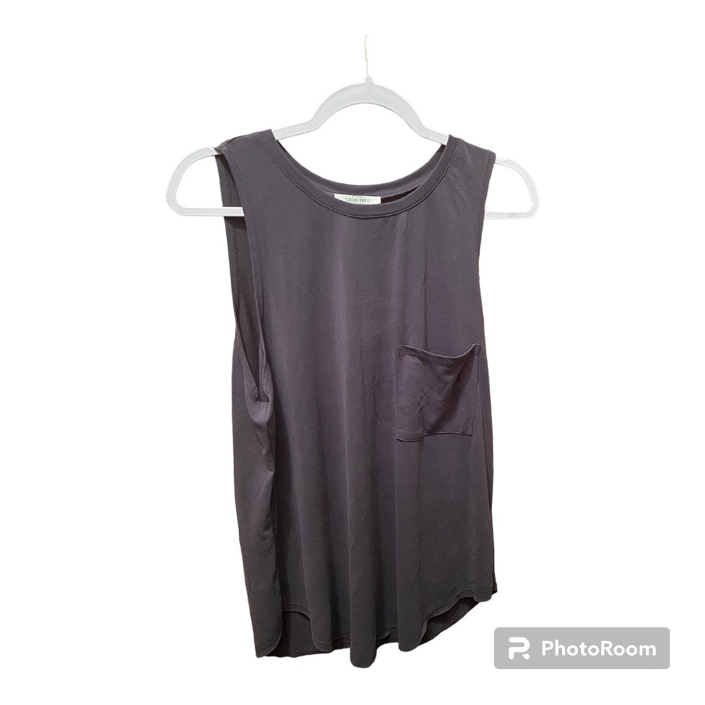 Love Tree Gray Activewear Top